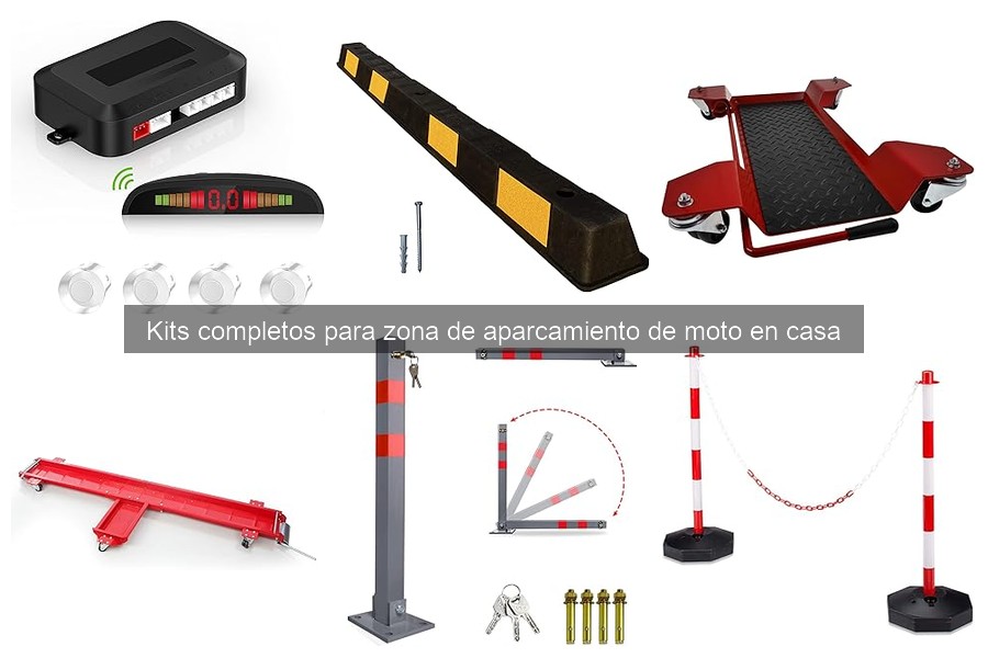 ¿Qué es un kit completo para aparcamiento de moto en casa?