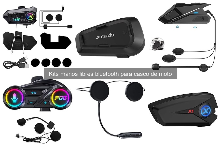 ¿Qué es un kit manos libres bluetooth para casco de moto?