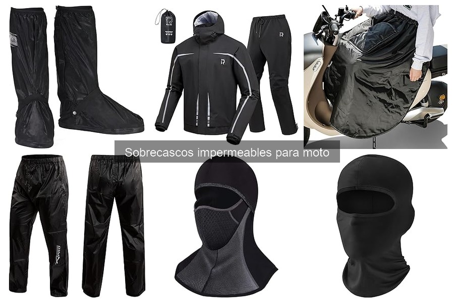 ¿Qué es un sobrecasco impermeable para moto?