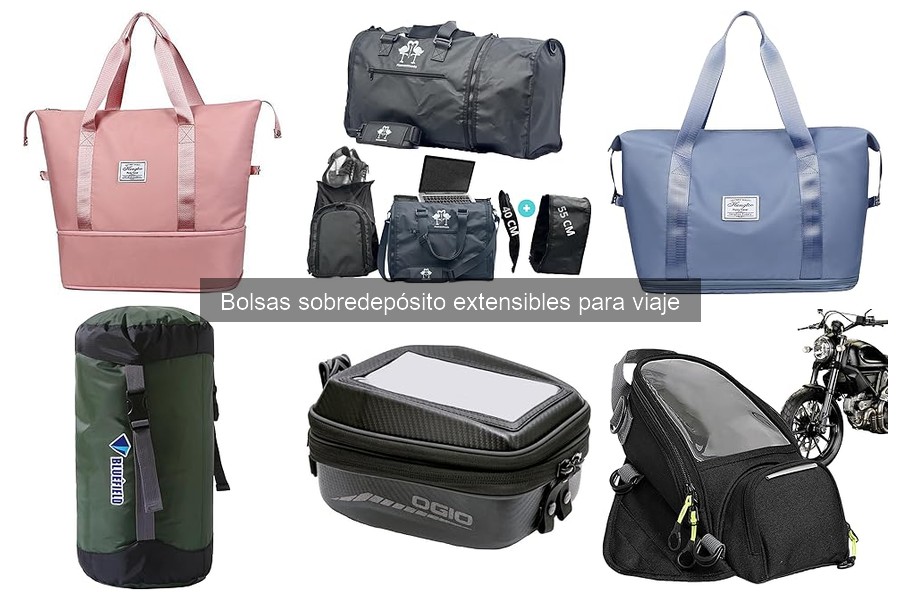 ¿Qué es una bolsa sobredepósito extensible para viaje?