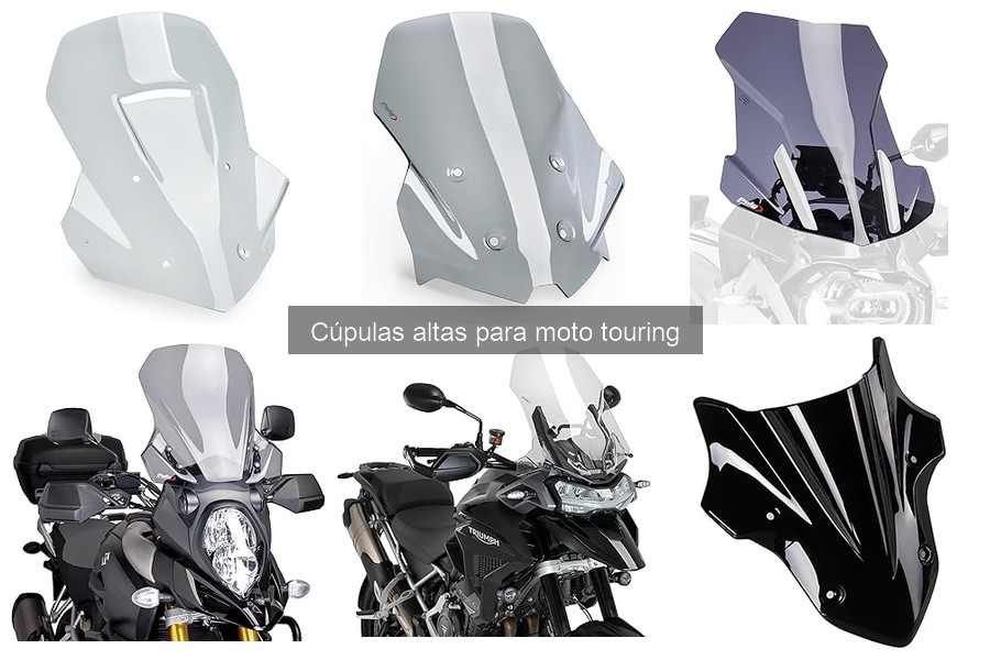 ¿Qué es una cúpula alta para moto touring? Guía completa
