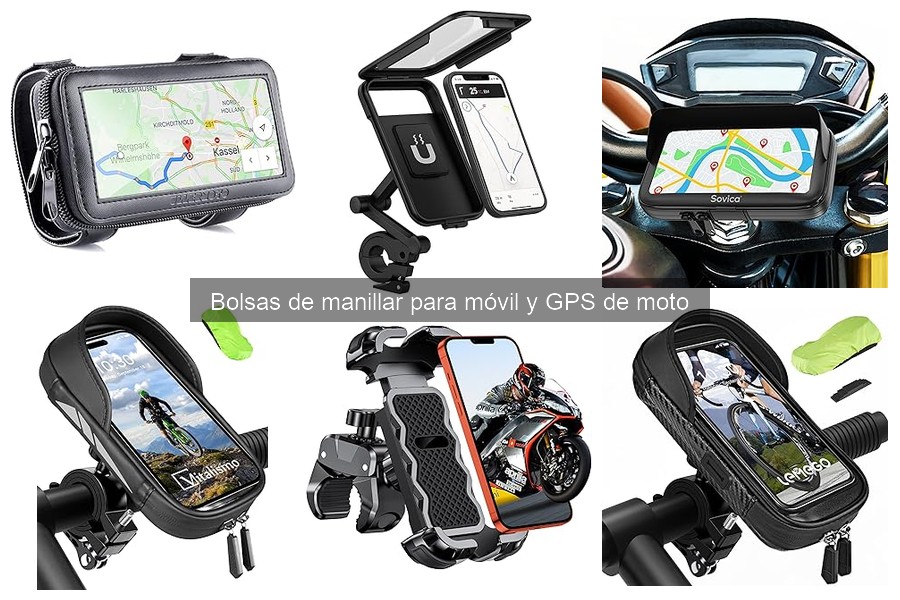 ¿Qué son las bolsas de manillar para móvil y GPS de moto?