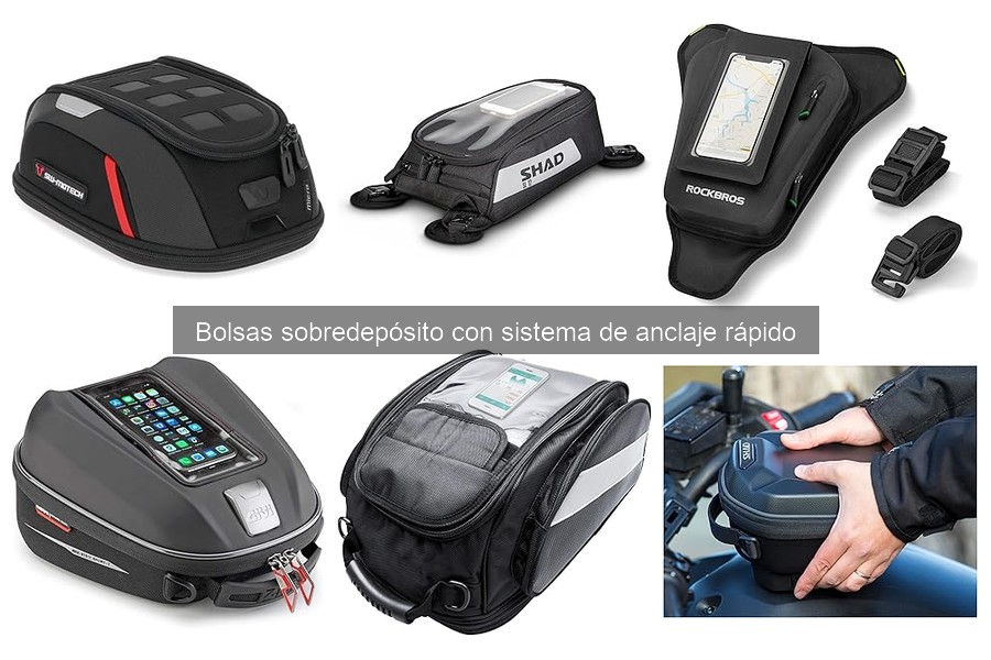 ¿Qué son las bolsas sobredepósito con anclaje rápido?