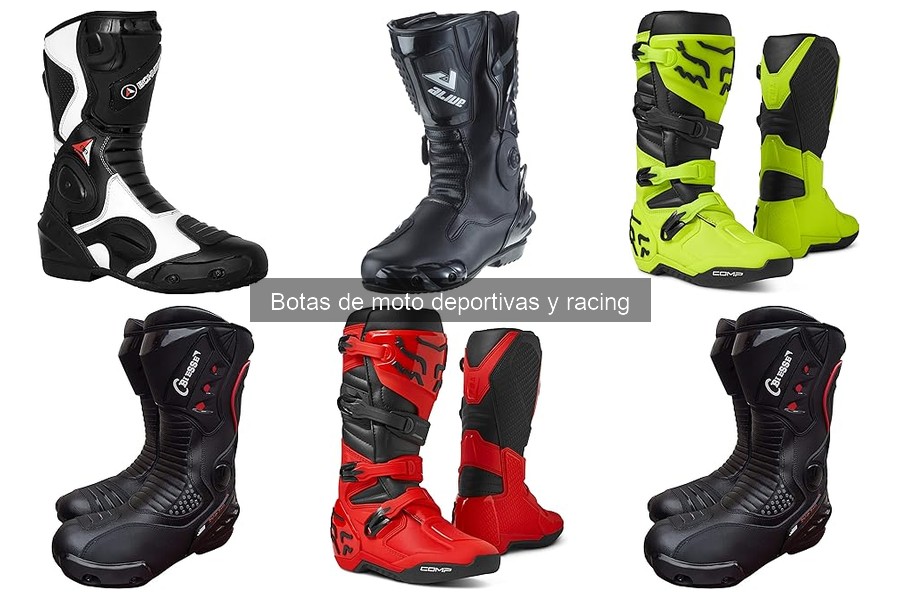¿Qué son las botas de moto deportivas y racing?