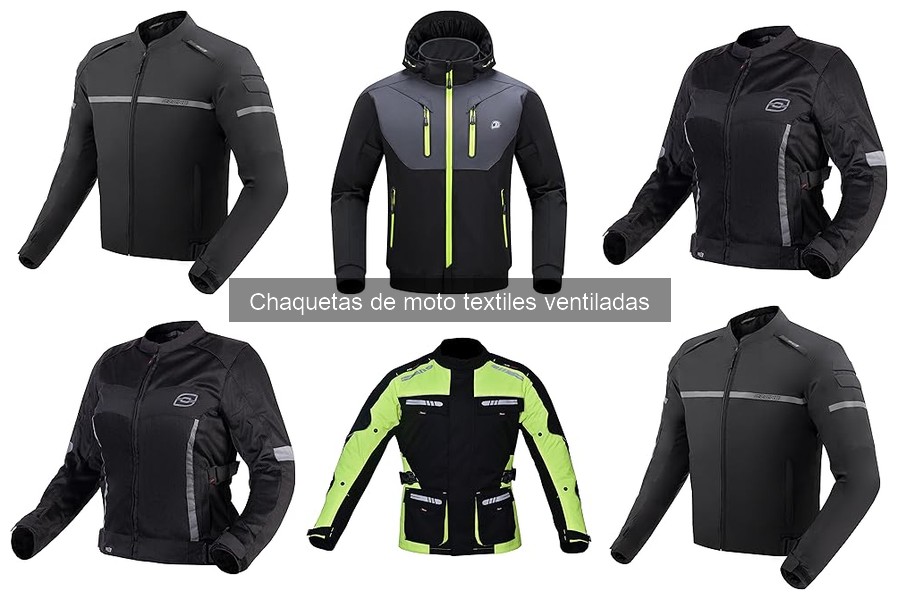 ¿Qué son las chaquetas de moto textiles ventiladas?