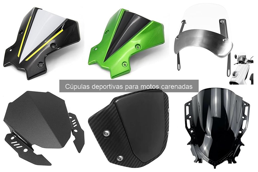 ¿Qué son las cúpulas deportivas para motos carenadas?