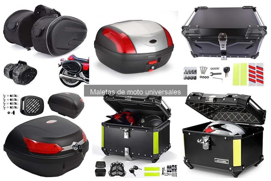 ¿Qué son las maletas de moto universales? Características