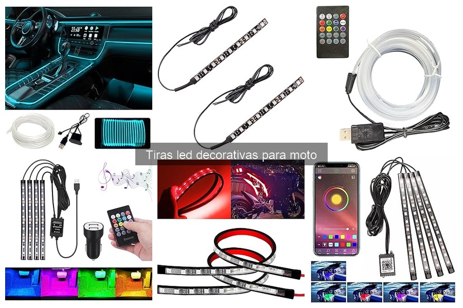 ¿Qué son las tiras LED decorativas para moto? Guía rápida