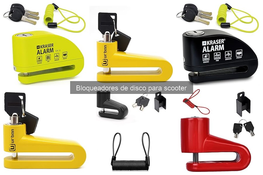 ¿Qué son los bloqueadores de disco para scooter?