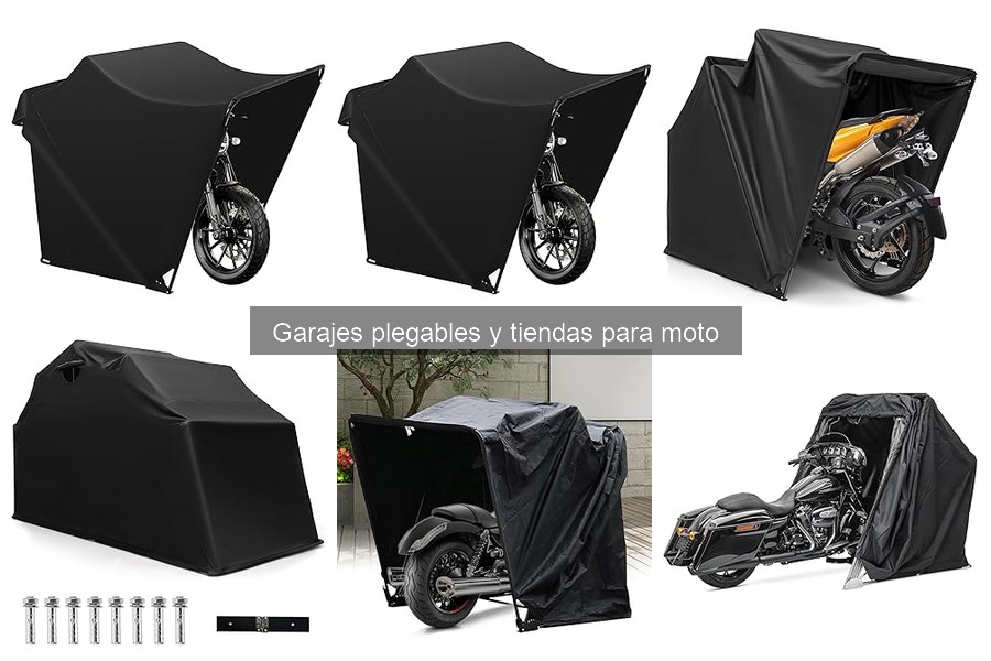 Qué son los garajes plegables para motos: características y beneficios