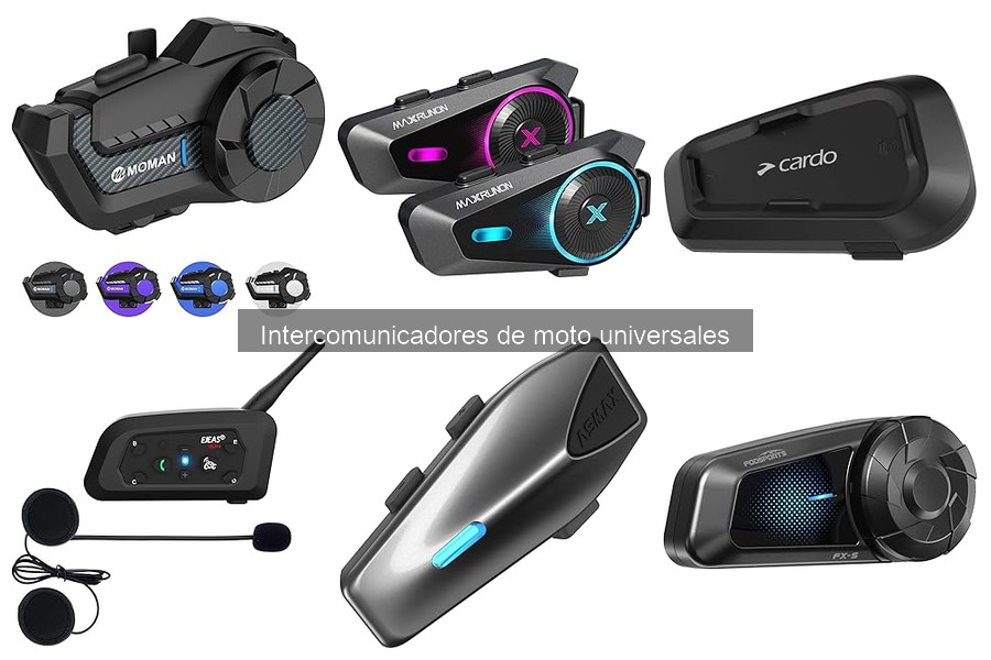 ¿Qué son los intercomunicadores de moto universales?