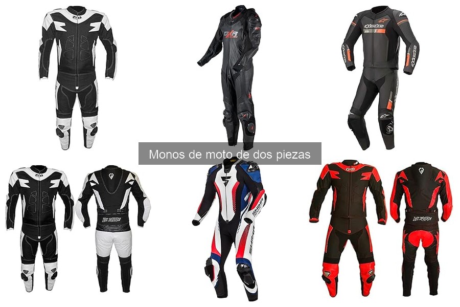 ¿Qué son los monos de moto de dos piezas? Guía y beneficios