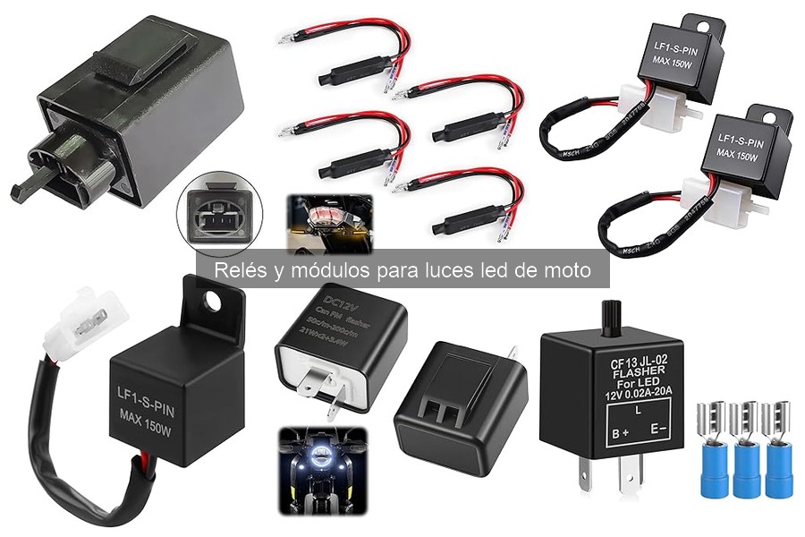 ¿Qué son los relés y módulos para luces LED de moto?