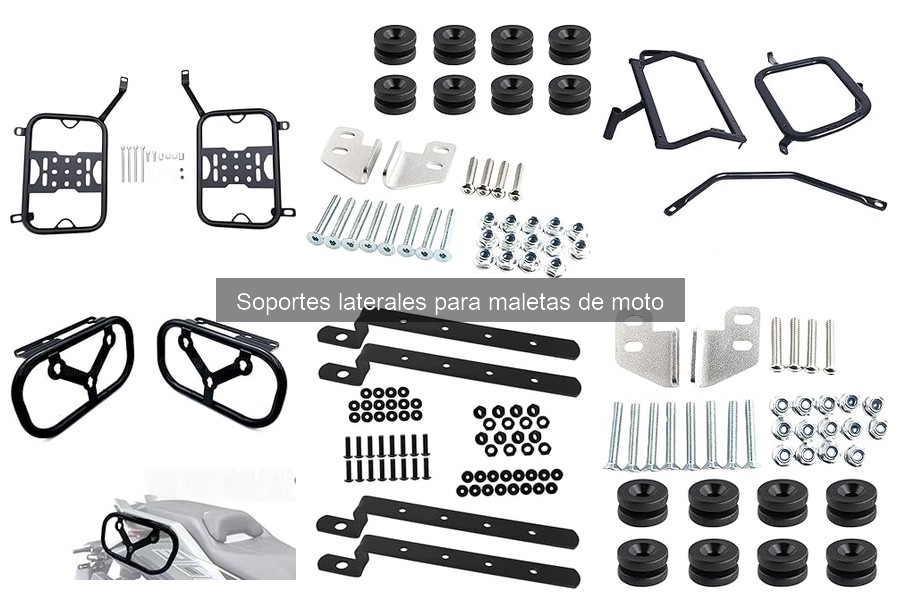 ¿Qué son los soportes laterales para maletas de moto?