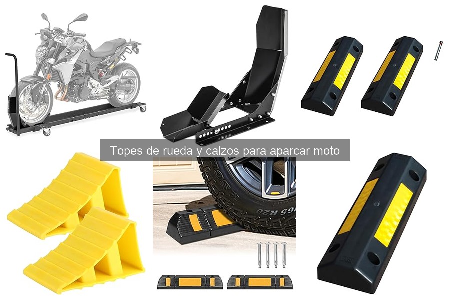 ¿Qué Son los Topes de Rueda y Calzos para Aparcar Moto?