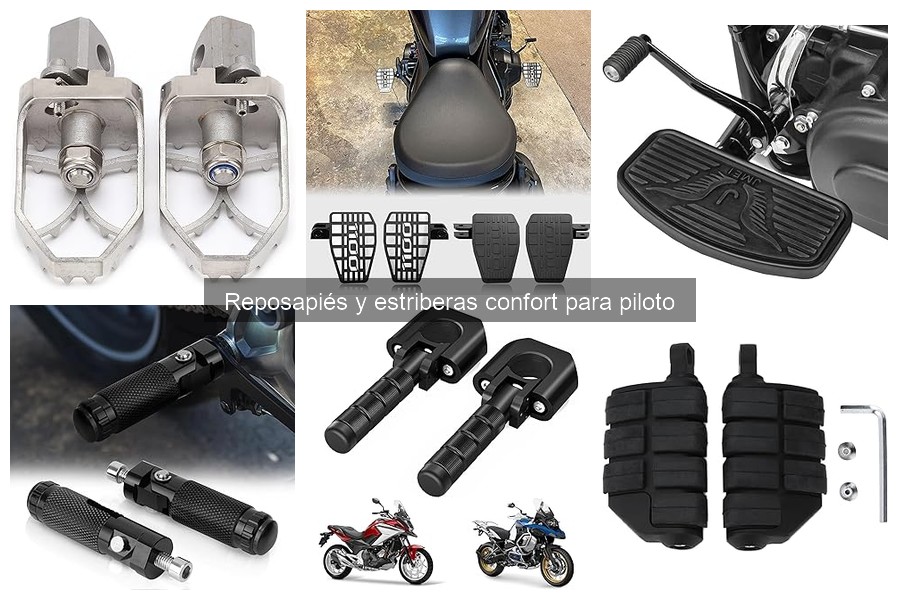 Reposapiés y Estriberas Confort para Motocicletas