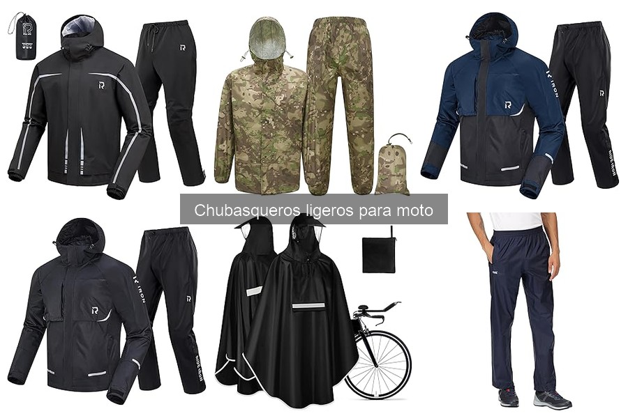 Reseñas de chubasqueros ligeros para moto: opiniones de usuarios