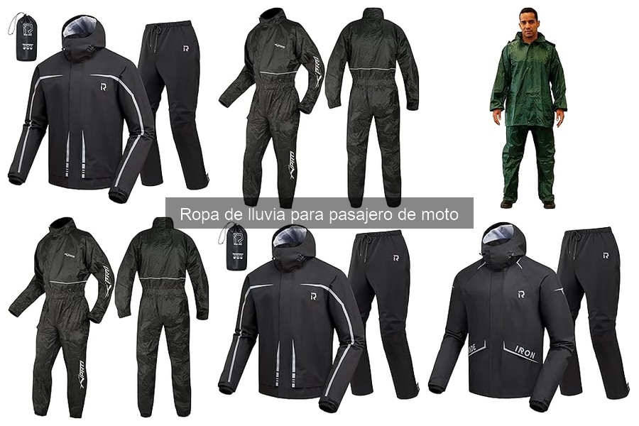 Ropa de lluvia para pasajeros de moto: ¿Qué necesitas saber?