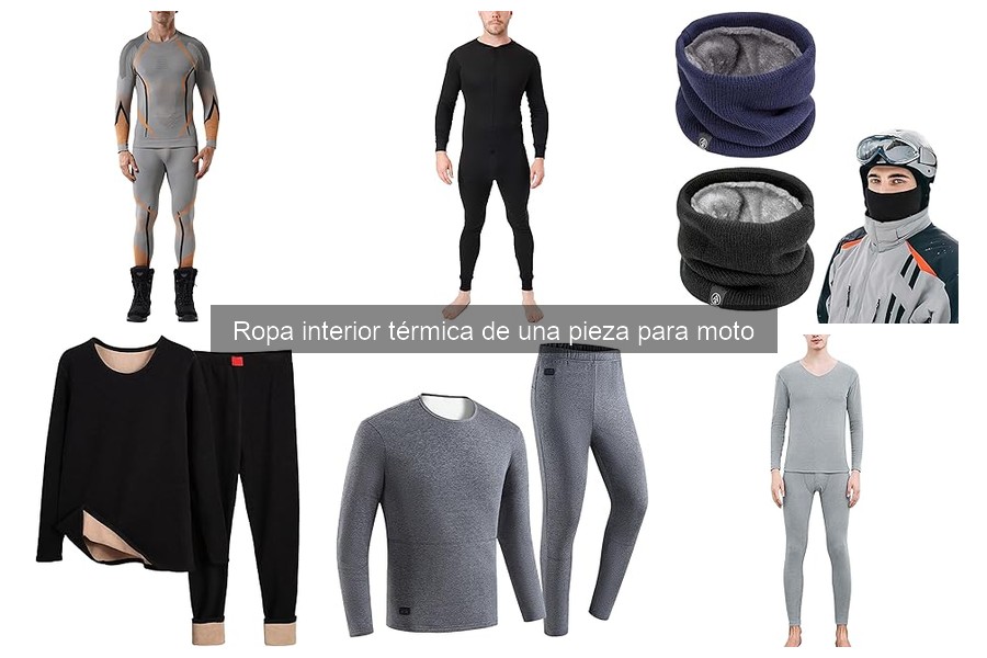Ropa interior térmica de una pieza para moto: Beneficios clave