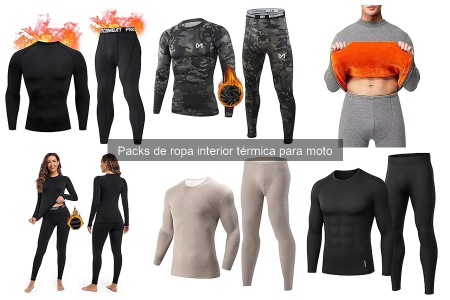 Ropa interior térmica para moto en frío extremo: comparativa