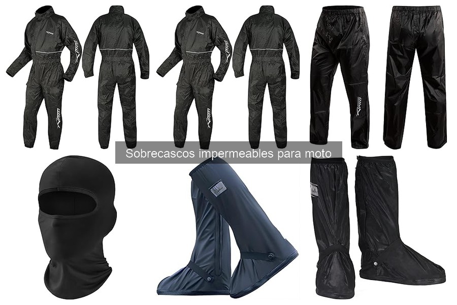 Seguridad de los Sobrecascos Impermeables para Motociclistas