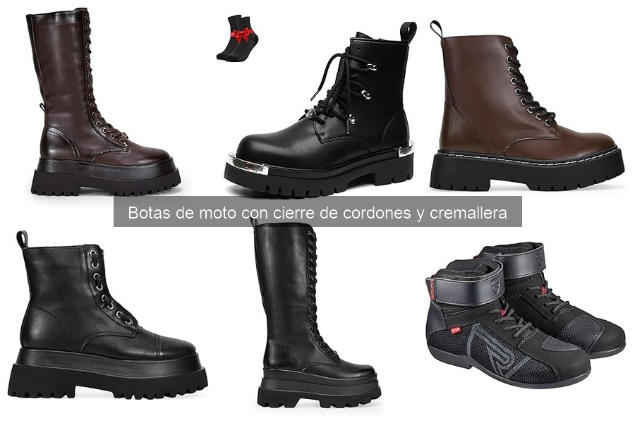 Seguridad en botas de moto: cordones vs. cremallera