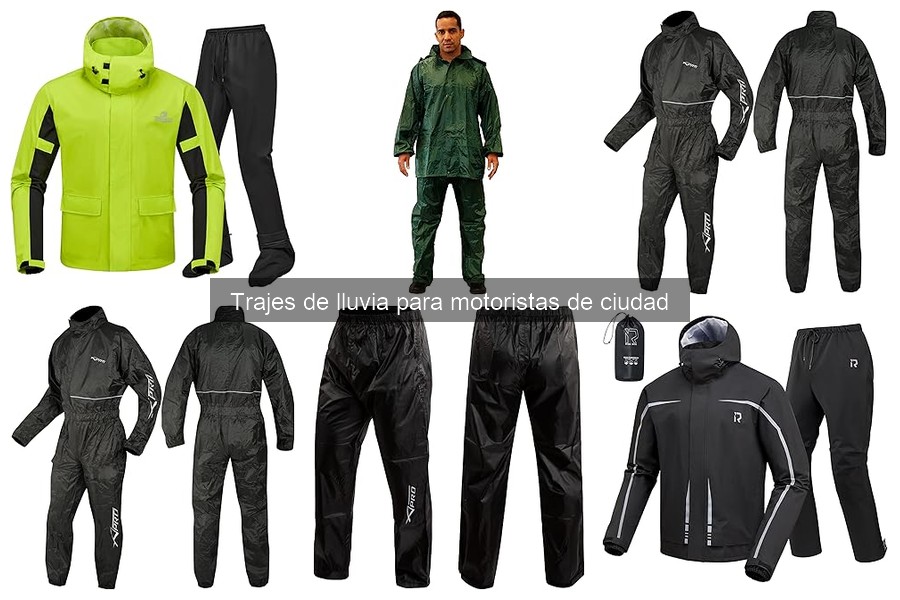 Soluciones alternas al traje de lluvia para motoristas