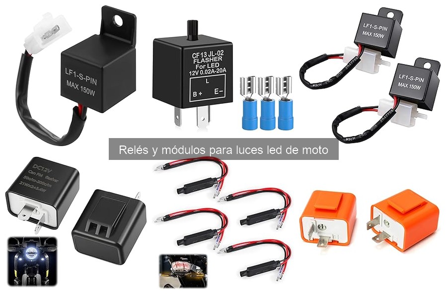Soluciones para el fallo del relé de luces LED en motos