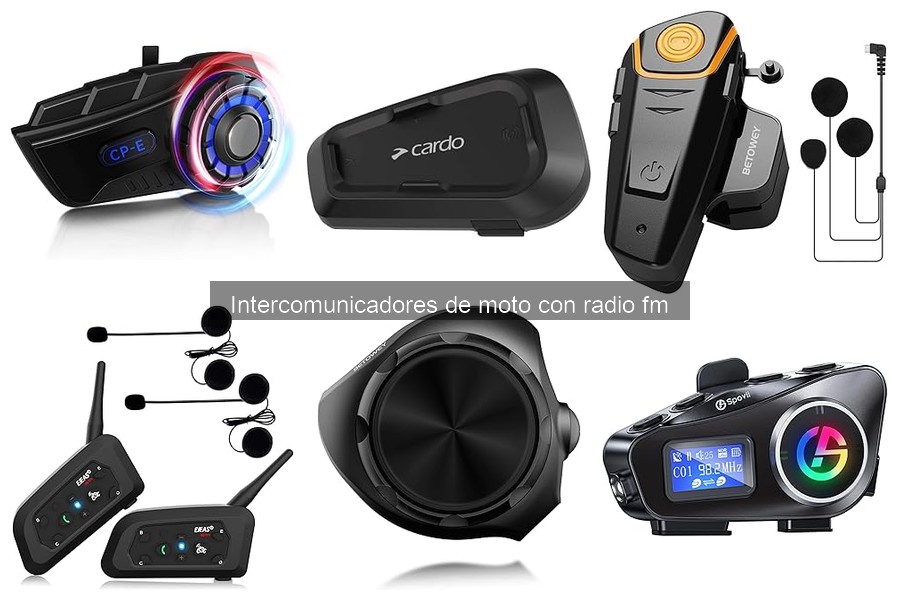 Soluciones para problemas del intercomunicador de moto FM