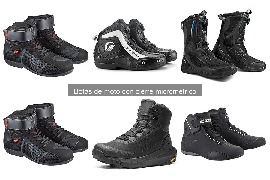 ¿Son adecuadas las botas de moto con cierre micrométrico para el uso diario?