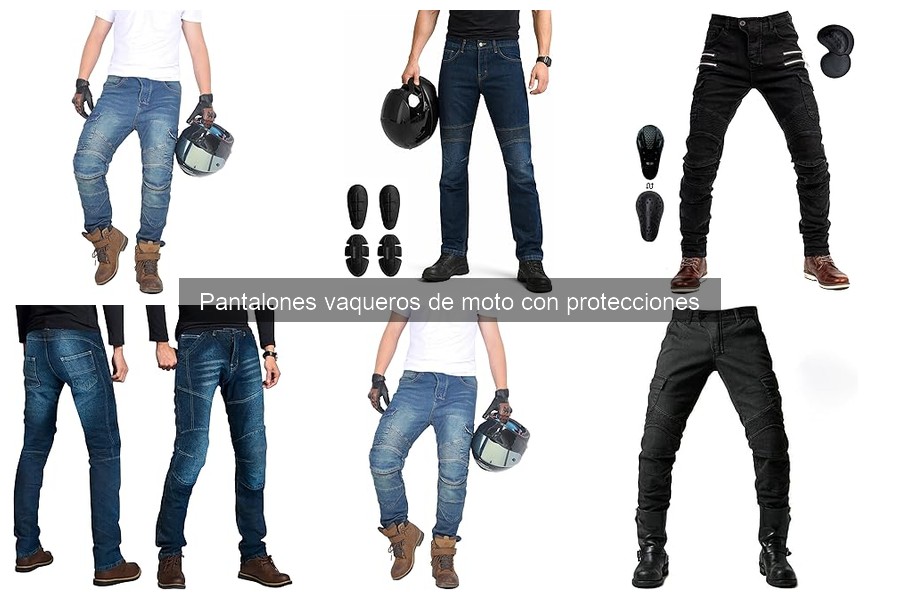 ¿Son necesarios los pantalones vaqueros de moto con protecciones?