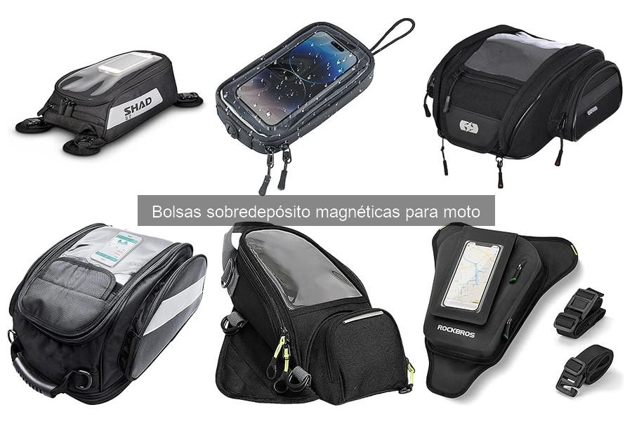 ¿Son seguras las bolsas sobredepósito magnéticas para moto?