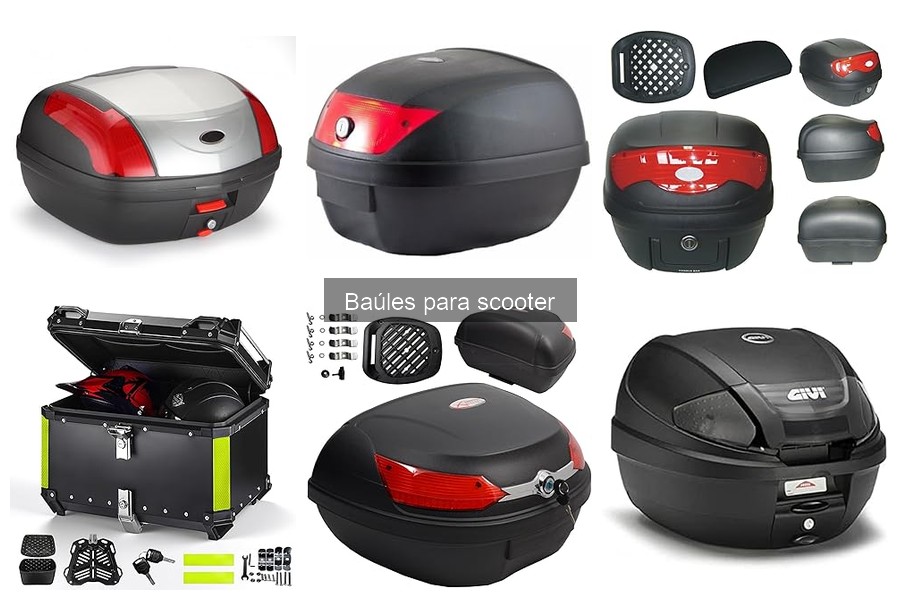 ¿Son seguros los baúles para scooter? Análisis y consejos