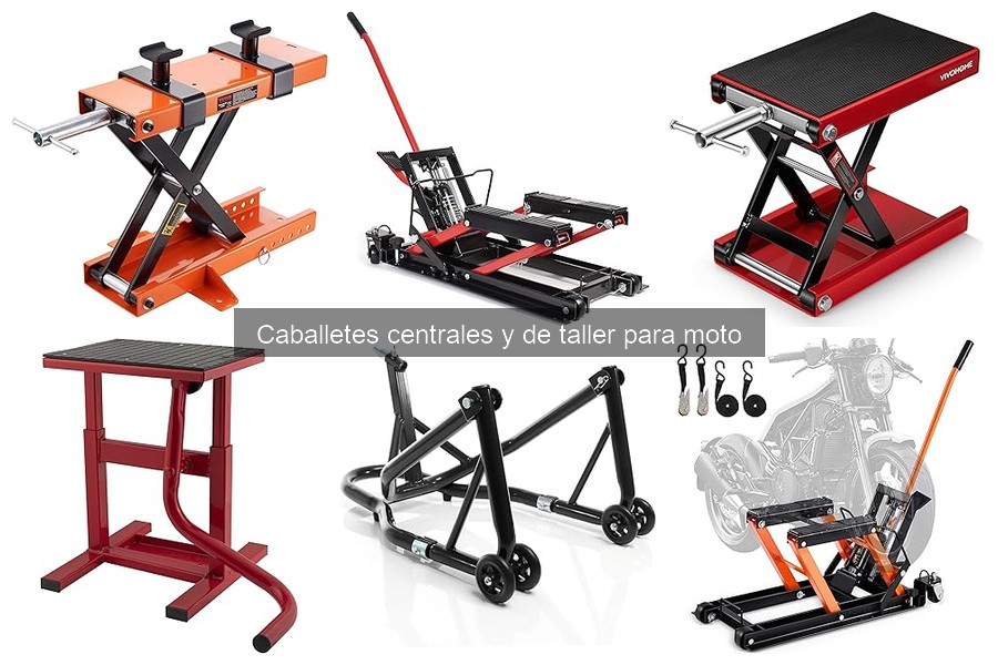 ¿Son seguros los caballetes de taller para moto?
