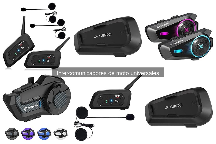 ¿Son seguros los intercomunicadores de moto universales?