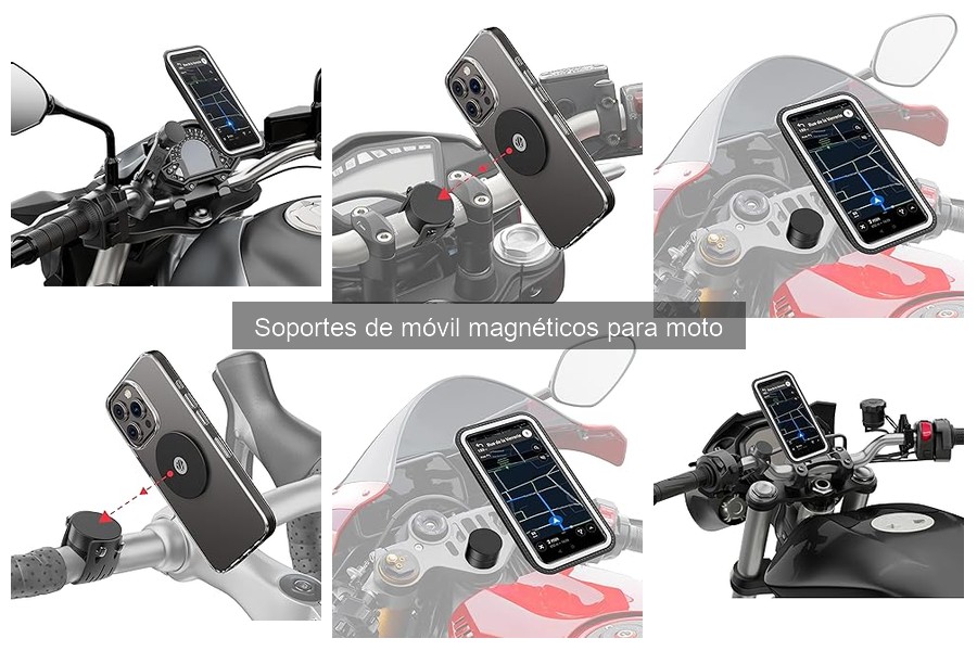 ¿Son seguros los soportes magnéticos para moto?