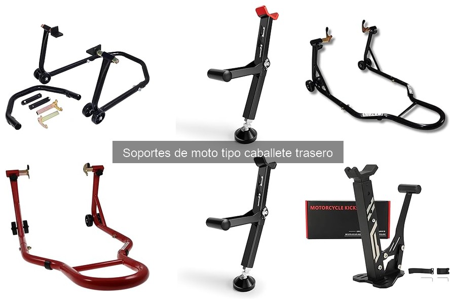 Soportes de moto tipo caballete trasero: ¿Qué son y cómo funcionan?