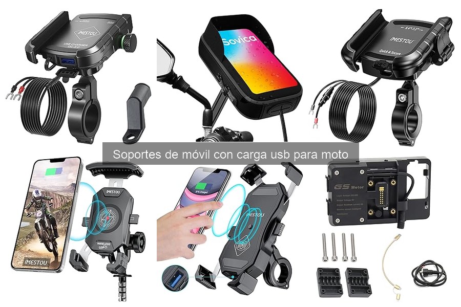 Soportes de Móvil con Carga USB para Moto: ¿Qué Son?