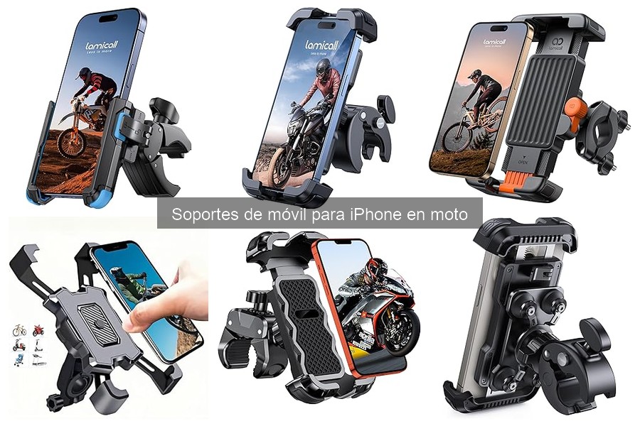 Soportes de móvil para iPhone en moto: ¿Qué son y para qué sirven?