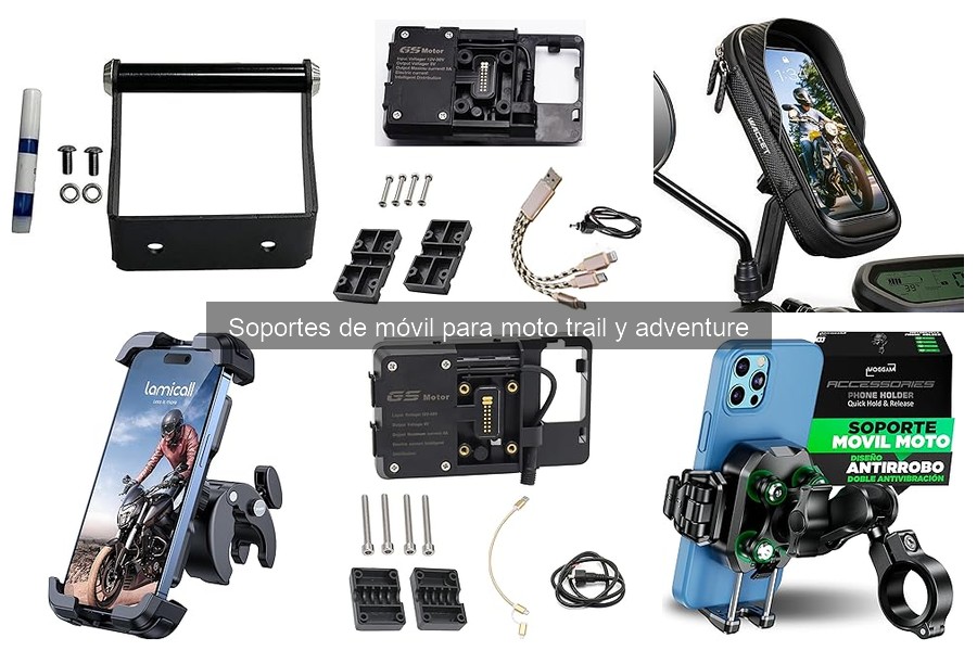 Soportes de Móvil para Moto Trail: ¿Qué son y cómo elegirlos?