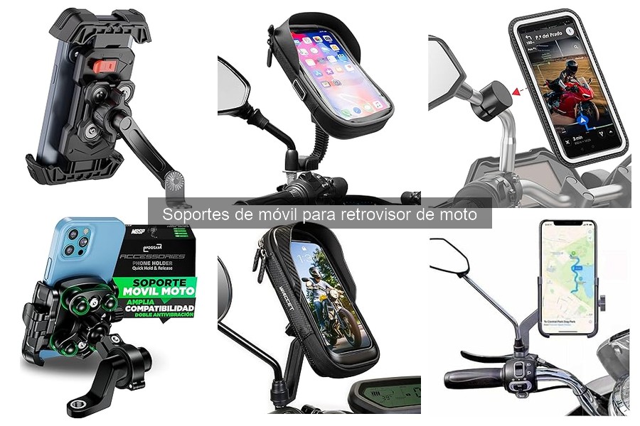 Soportes de móvil para retrovisor de moto: ¿Qué son y cómo funcionan?