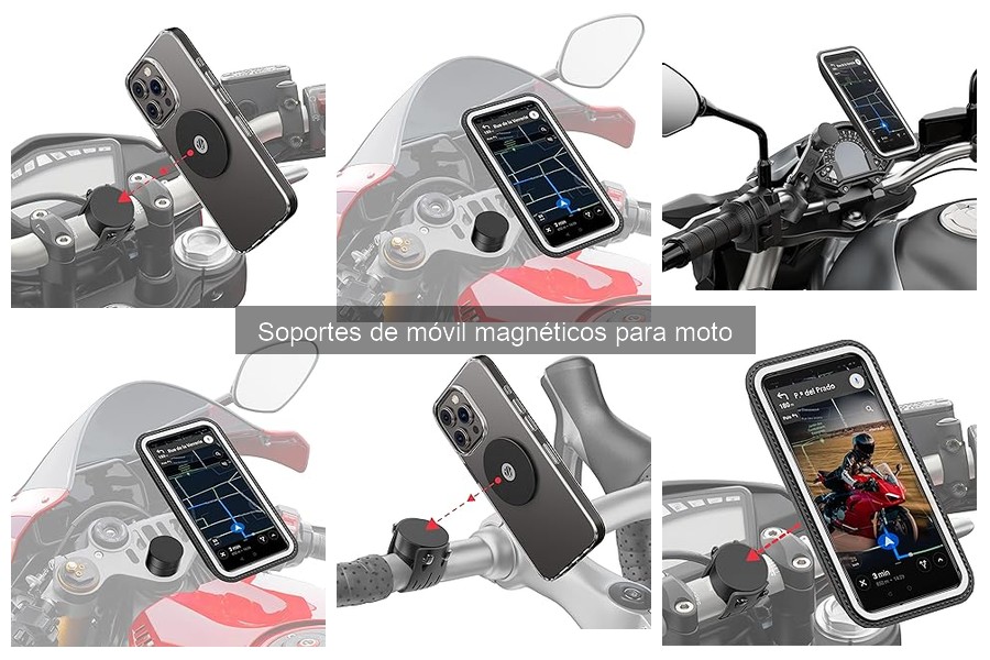 Soportes magnéticos para móvil en moto: ¿Qué son y ventajas?