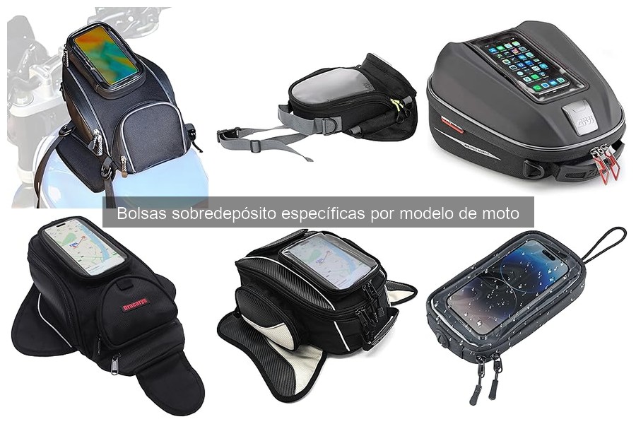 Tamaño ideal de bolsa sobredepósito para viajes largos en moto