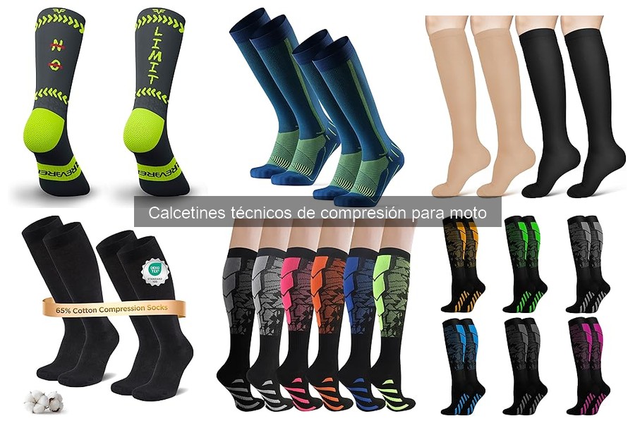 Testimonios de motociclistas sobre calcetines de compresión