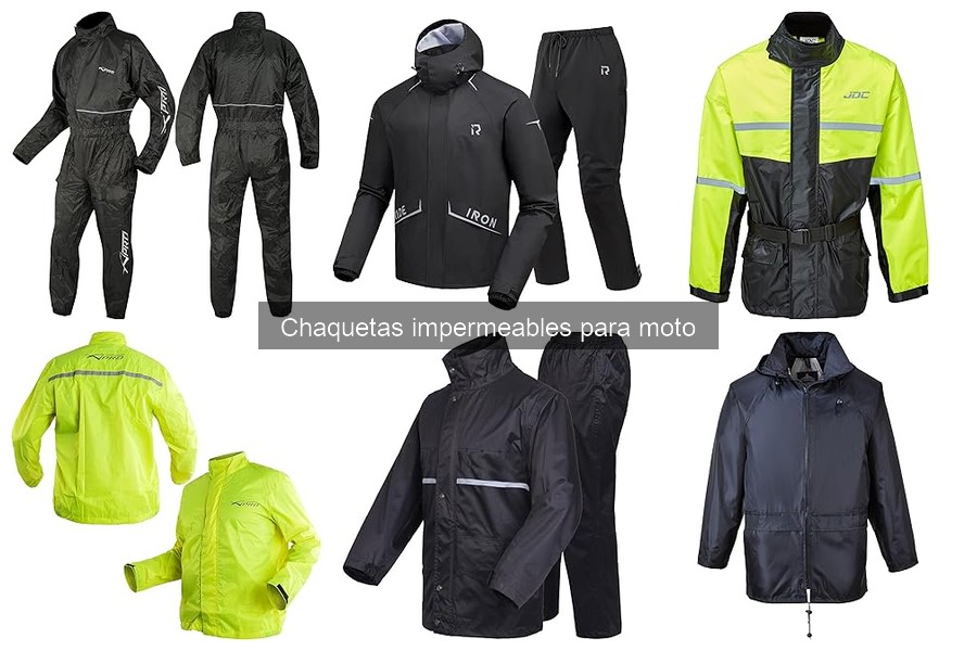 Testimonios de motoristas sobre chaquetas impermeables