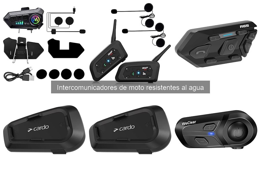 Testimonios sobre intercomunicadores de moto resistentes al agua