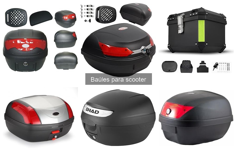 Tipos de baúles para scooter: guía completa