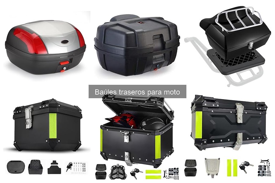 Tipos de baúles traseros para moto: guía completa