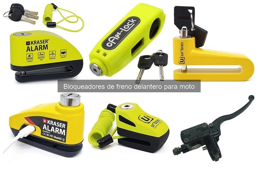 Tipos de bloqueadores de freno delantero para moto