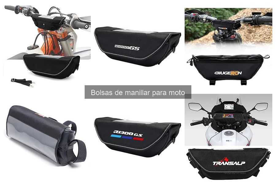 Tipos de bolsas de manillar para moto: Encuentra la ideal